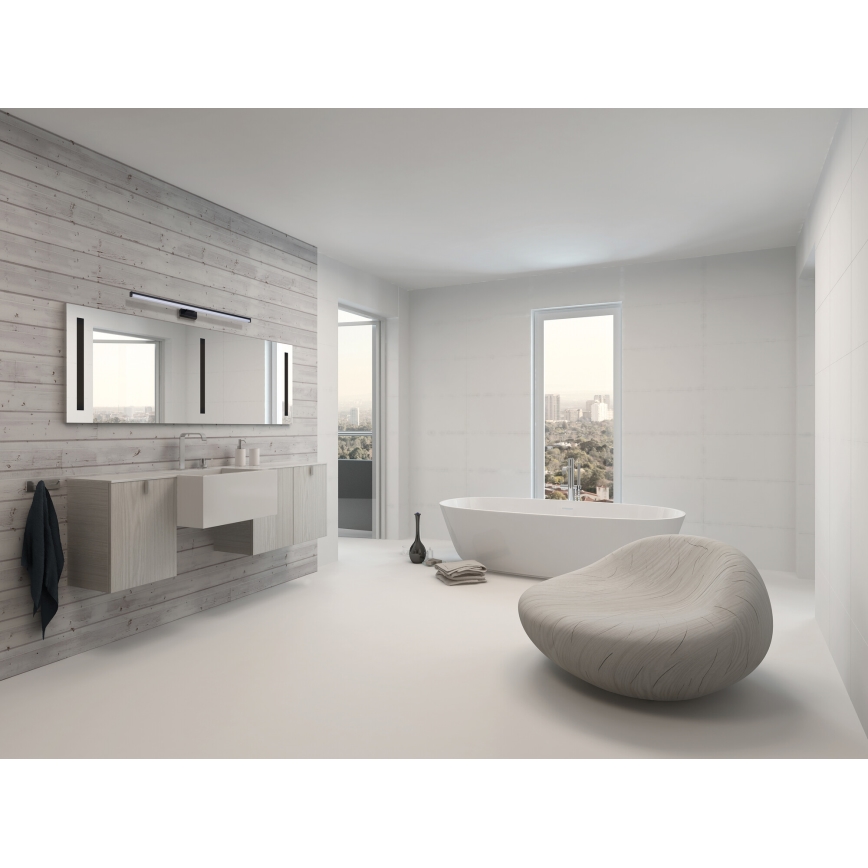 Illuminazione a LED per specchio da bagno ASTEN LED/15W/230V IP44 nero