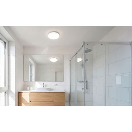 Plafonnier LED avec détecteur de mouvement et capteur crépusculaire VARSO LED/22/30W/230V 3000/4000/6500K Ø 33 cm IP54