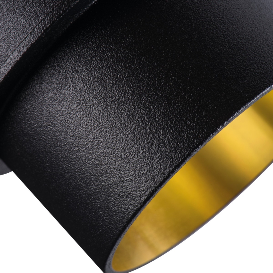 Faretto da incasso SPAG GU10/35W nero/oro