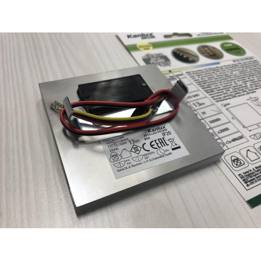LED Treppenleuchte APUS mit Sensor LED/0,8W/12V 3000K