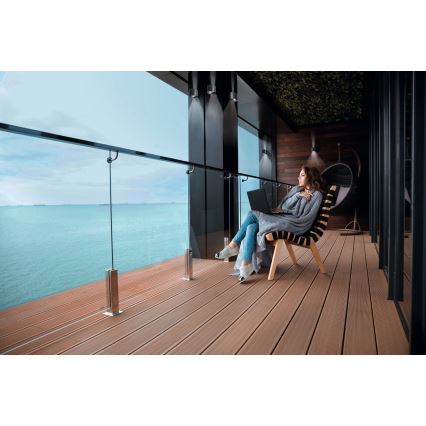 Lampada da parete LED per esterni con sensore di movimento e sensore crepuscolare REKA LED/7W/230V IP54, antracite, rotonda