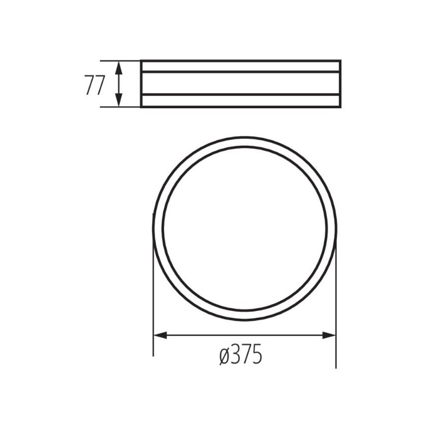 Plafoniera in legno JASMIN 2xE27/20W/230V