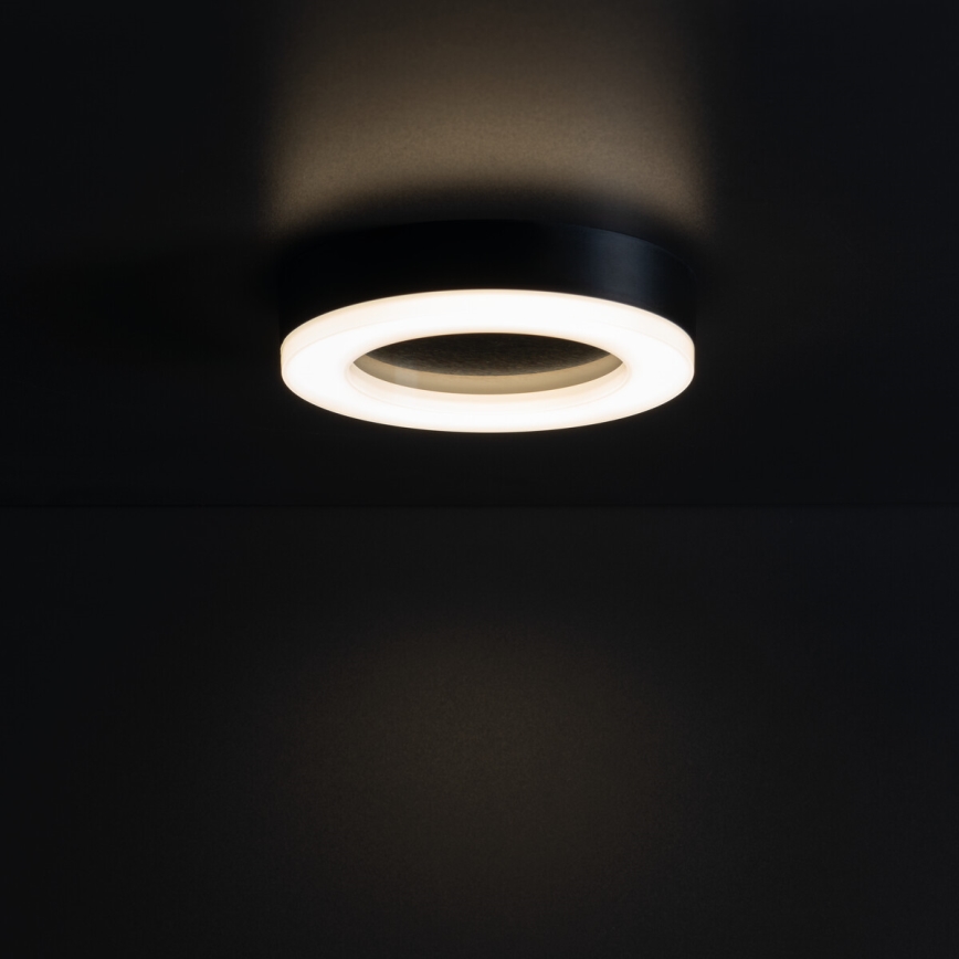 Plafoniera LED da esterno TURA LED/15W/230V 4000K IP54 nero