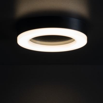 Plafoniera LED da esterno TURA LED/24W/230V 4000K IP65 nero