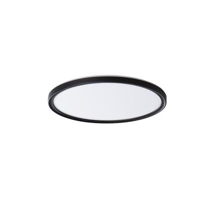 Plafoniera LED da bagno AZPO LED/11,8W/230V diametro 22,5 cm IP54 nero