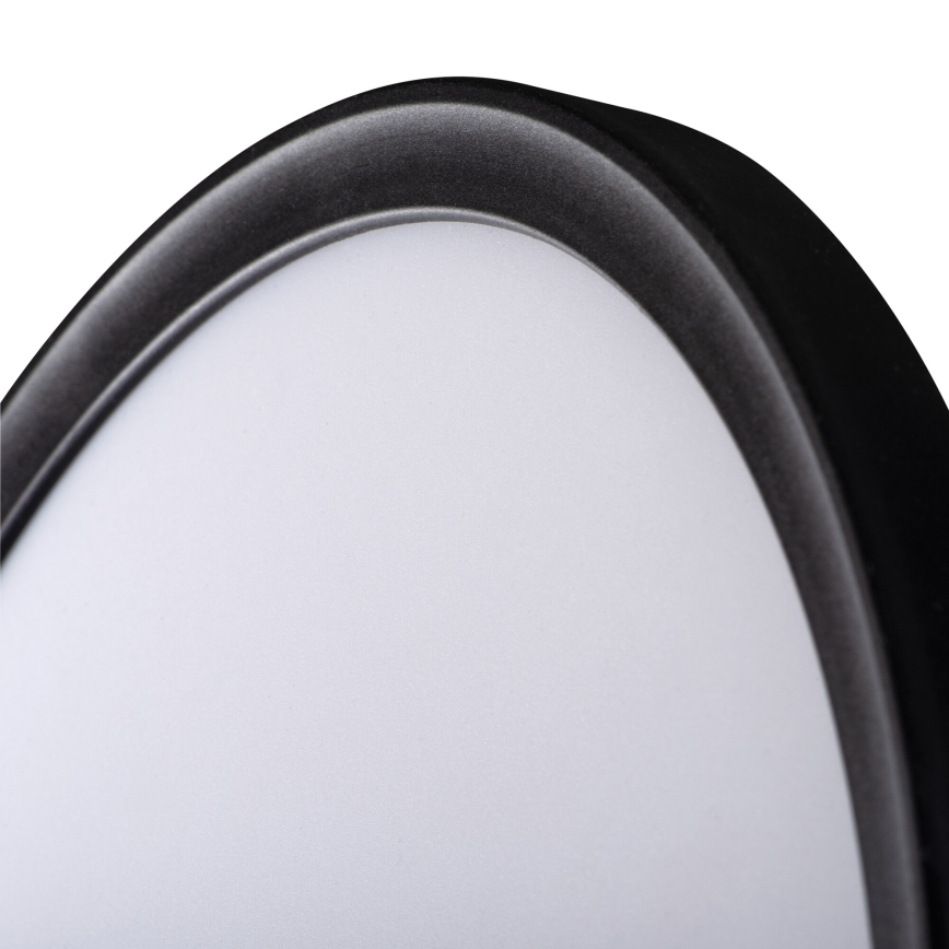 Plafoniera LED da bagno AZPO LED/11,8W/230V diametro 22,5 cm IP54 nero