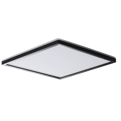 Plafoniera LED da bagno AZPO LED/22W/230V 42x42 cm IP54 nero