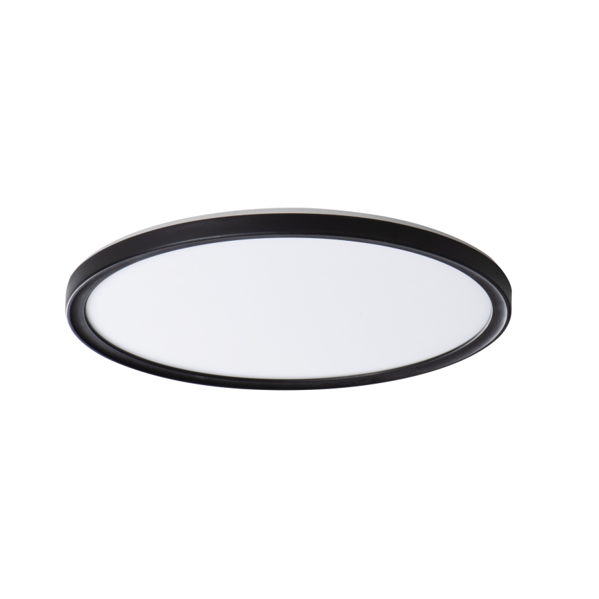 Plafonnier LED AZPO LED/18,5 W/230 V 3000/4000/6000 K Ø 29 cm IP54 noir