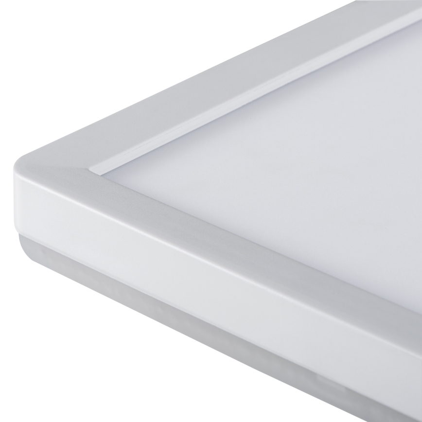 LED-Deckenleuchte AZPO LED/12,3W/230V 3000/4000/6000K 22,5x22,5 cm IP54 weiß
