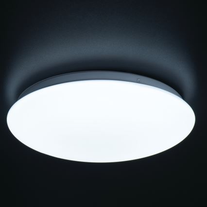 Plafonnier LED pour salle de bains avec détecteur de mouvement et détecteur crépusculaire CORSO LED/12W/230V 3000/4000/6500K pr. 27,8 cm IP44