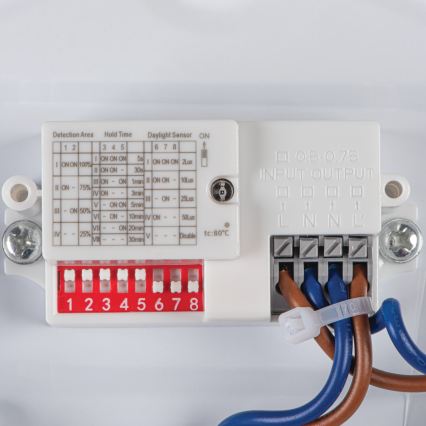 LED-Badezimmer-Deckenleuchte mit Bewegungs- und Dämmerungssensor CORSO LED/24W/230V 3000/4000/6500K Ø 38 cm IP44