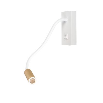 Flexible LED-Lampe TONIL LED/3,3W/230V weiß/gold