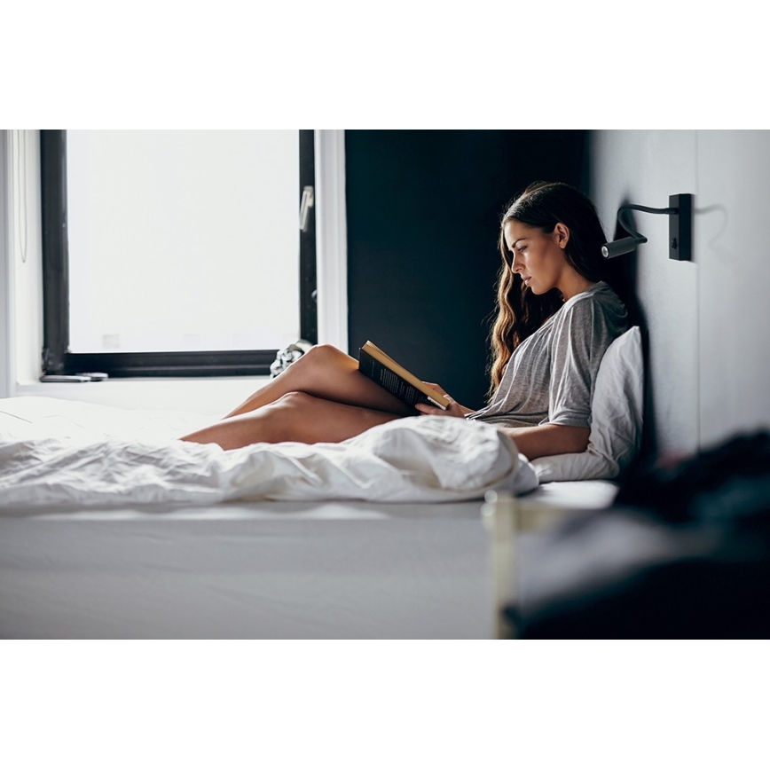 Petite lampe flexible TONIL LED/2,7W/230V noir