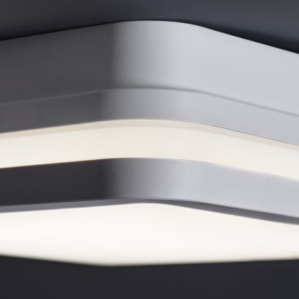 Plafoniera LED da esterno con sensore BENO LED/18W/230V 4000K bianca IP54
