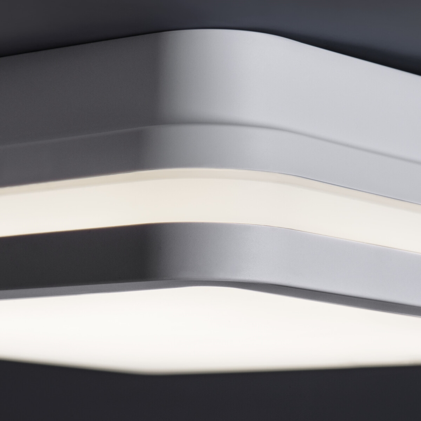Plafoniera LED da esterno con sensore BENO LED/18W/230V 4000K bianca IP54