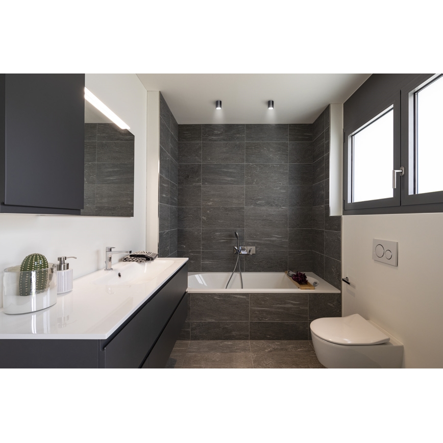 Spot extérieur AQILO 1xGU10/7W/230V IP65 noir