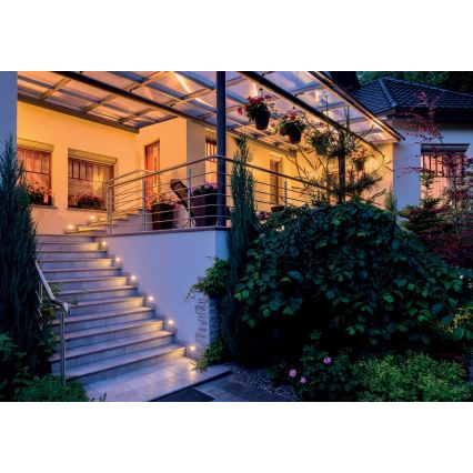 LED Lampada da incasso GLASI LED/3W/230V 4000K IP44 nero