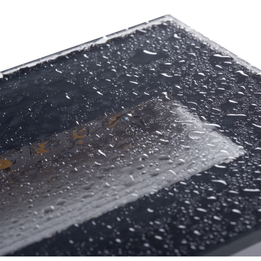 Lumière intégrée GLASI LED/3W/230V 4000K IP44 anthracite