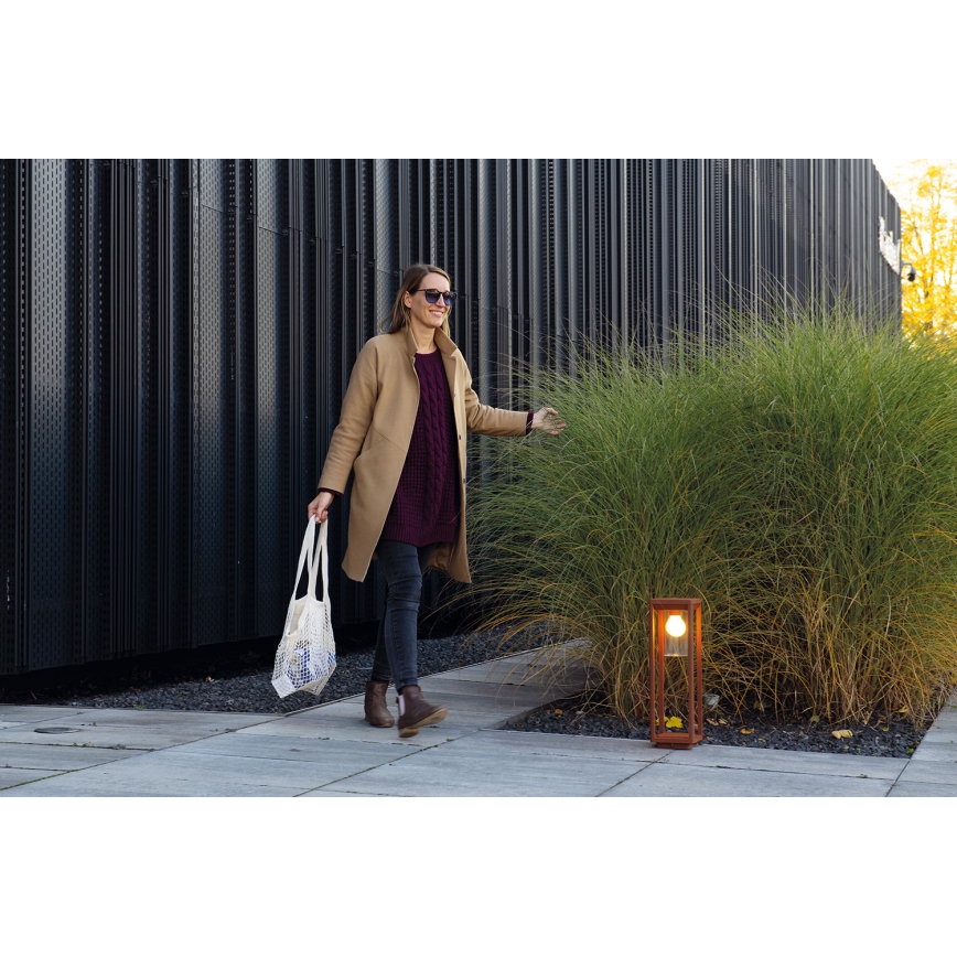 Lampada da esterno VIMO 1xE27/15W/230V 50 cm IP44 rame