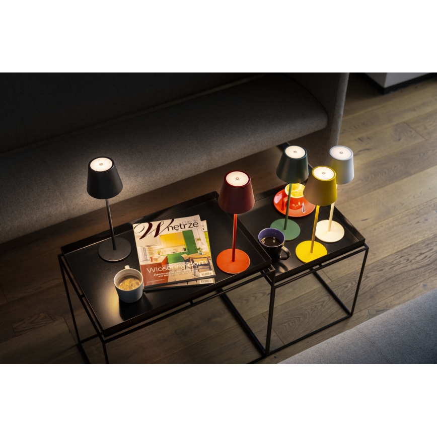LED Lampada da tavolo ricaricabile dimmerabile INITA LED/1,2W/1800 mAh IP54 verde
