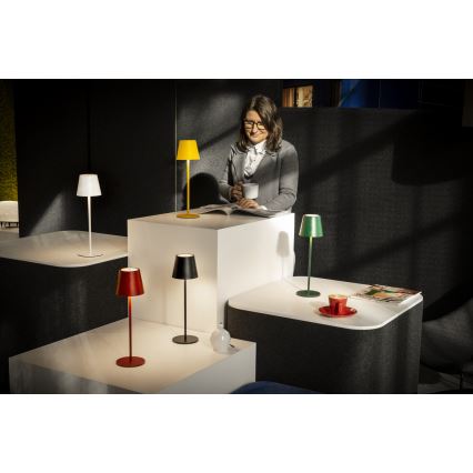 LED Lampada da tavolo ricaricabile dimmerabile INITA LED/1,2W/1800 mAh IP54 verde