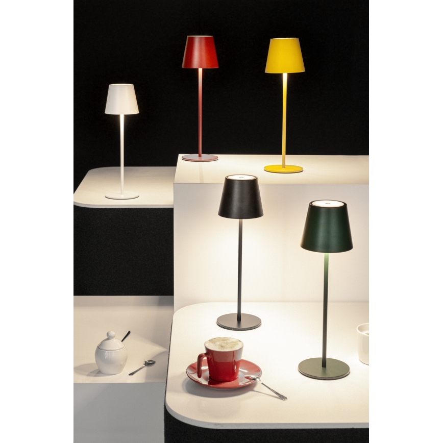 LED Lampada da tavolo ricaricabile dimmerabile INITA LED/1,2W/1800 mAh IP54 rosso
