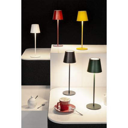 LED Lampada da tavolo ricaricabile dimmerabile INITA LED/1,2W/1800 mAh IP54 bianco