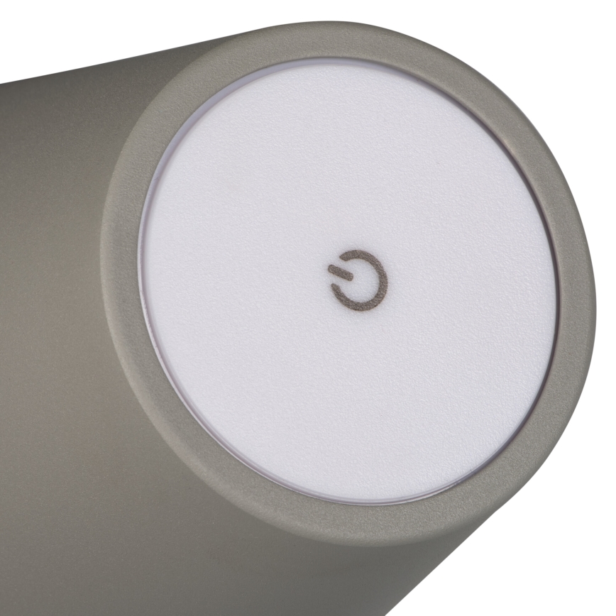 LED Lampada da tavolo ricaricabile dimmerabile INITA LED/1,2W/1800 mAh IP54 grigio