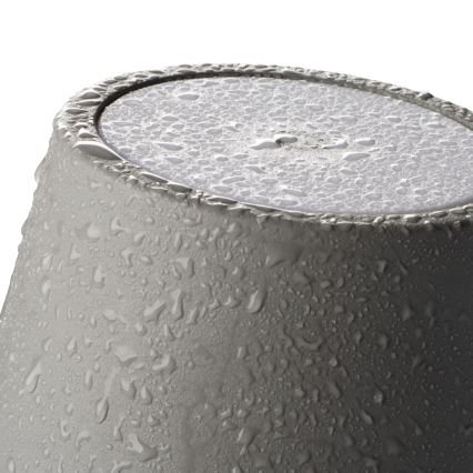 LED Lampada da tavolo ricaricabile dimmerabile INITA LED/1,2W/1800 mAh IP54 grigio