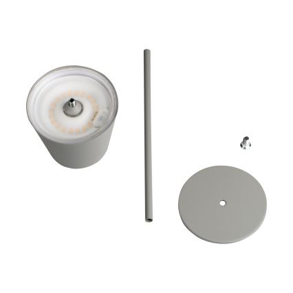 LED Lampada da tavolo ricaricabile dimmerabile INITA LED/1,2W/1800 mAh IP54 grigio
