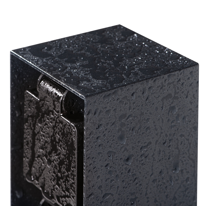 Outdoor-Steckdosensäule DASTO 2Z Type E 230V IP44 anthrazit