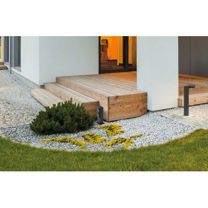 Outdoor-Steckdosensäule NASTO 2Z Type E 230V IP44 anthrazit