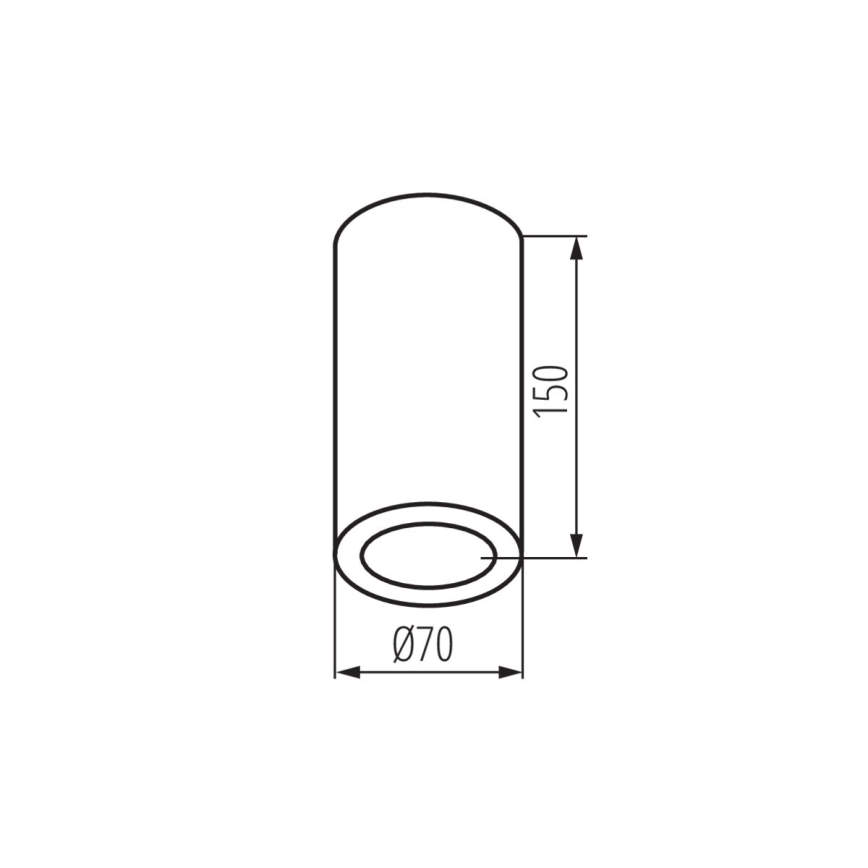 Luce Spot da bagno AQILO 1xE14/10W/230V IP65 antracite