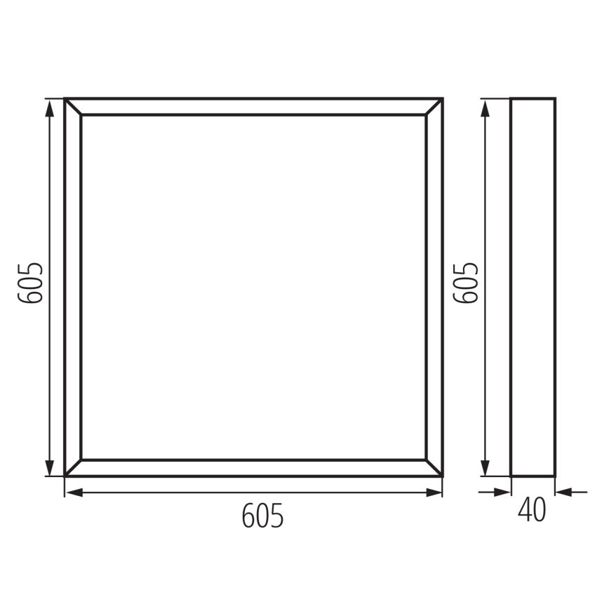 Pannello a plafone LED BLINGO LED/34W/230V 60x60 cm