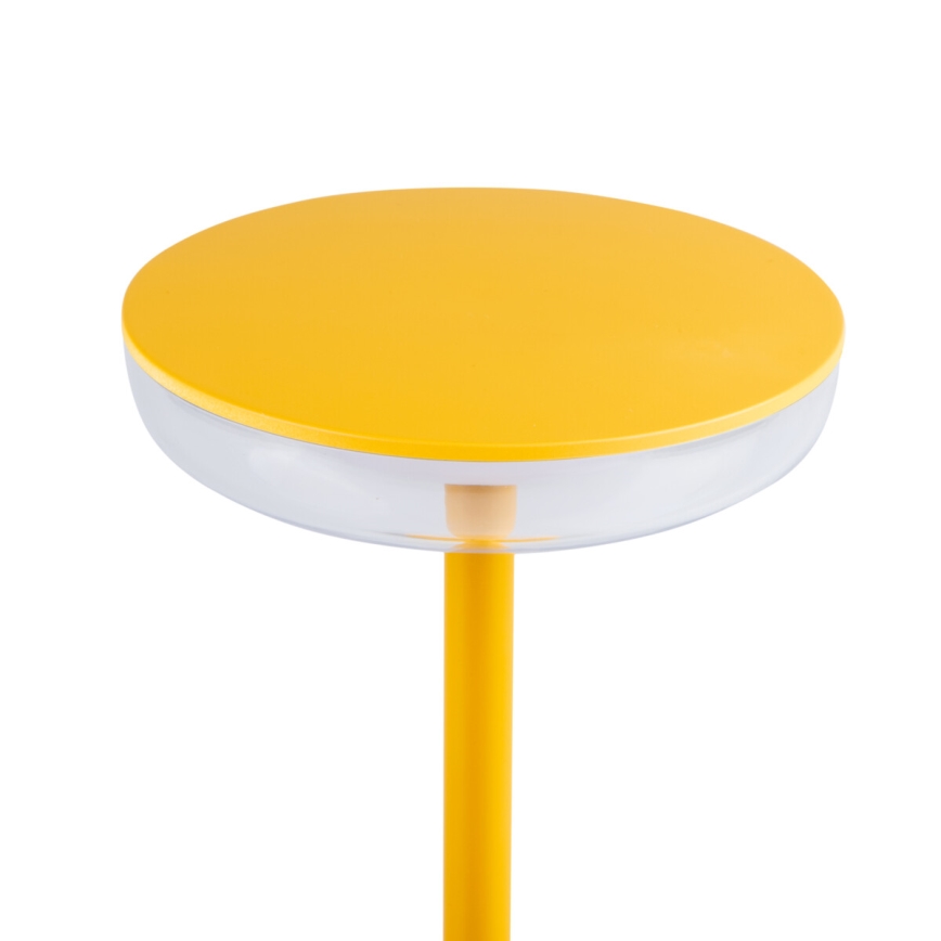 LED Lampada ricaricabile dimmerabile FLUXY LED/1,7W/1800 mAh IP44 gialla