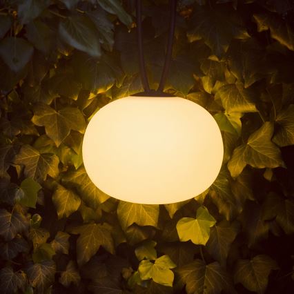 LED Dimmerabile per esterni rechargeable Lampada a sospensione STONO LED/1W/3000 mAh IP54