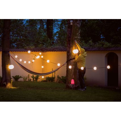 LED Dimmerabile per esterni rechargeable Lampada a sospensione STONO LED/1W/3000 mAh IP54