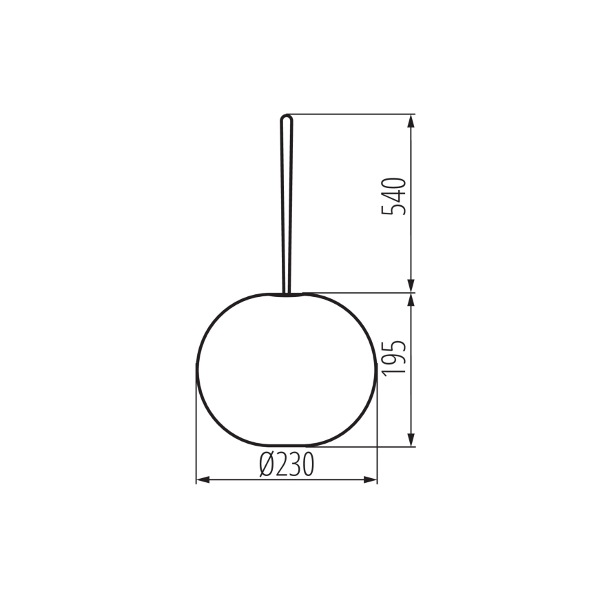 LED Dimmerabile per esterni rechargeable Lampada a sospensione STONO LED/1W/3000 mAh IP54