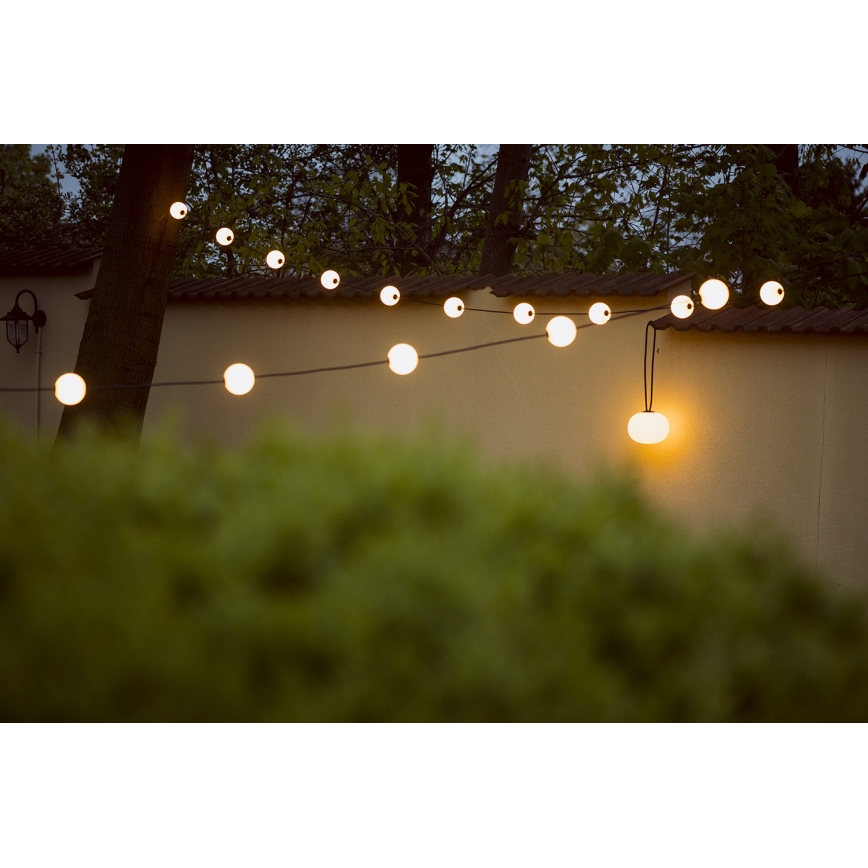 LED Suspension rechargeable à intensité variable pour l'extérieur STONO LED/1W/3000 mAh IP54