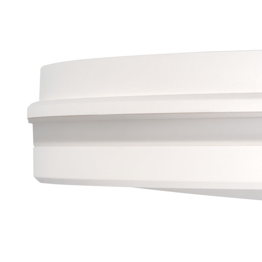 Plafoniera LED da esterno BENO ECO LED/12W/230V 3000/4000/6500K diametro 20 cm IP65 bianco