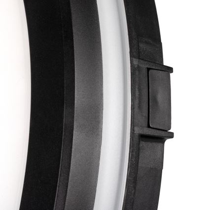 Plafoniera LED da esterno BENO ECO LED/12W/230V 3000/4000/6500K diametro 20 cm IP65 nero