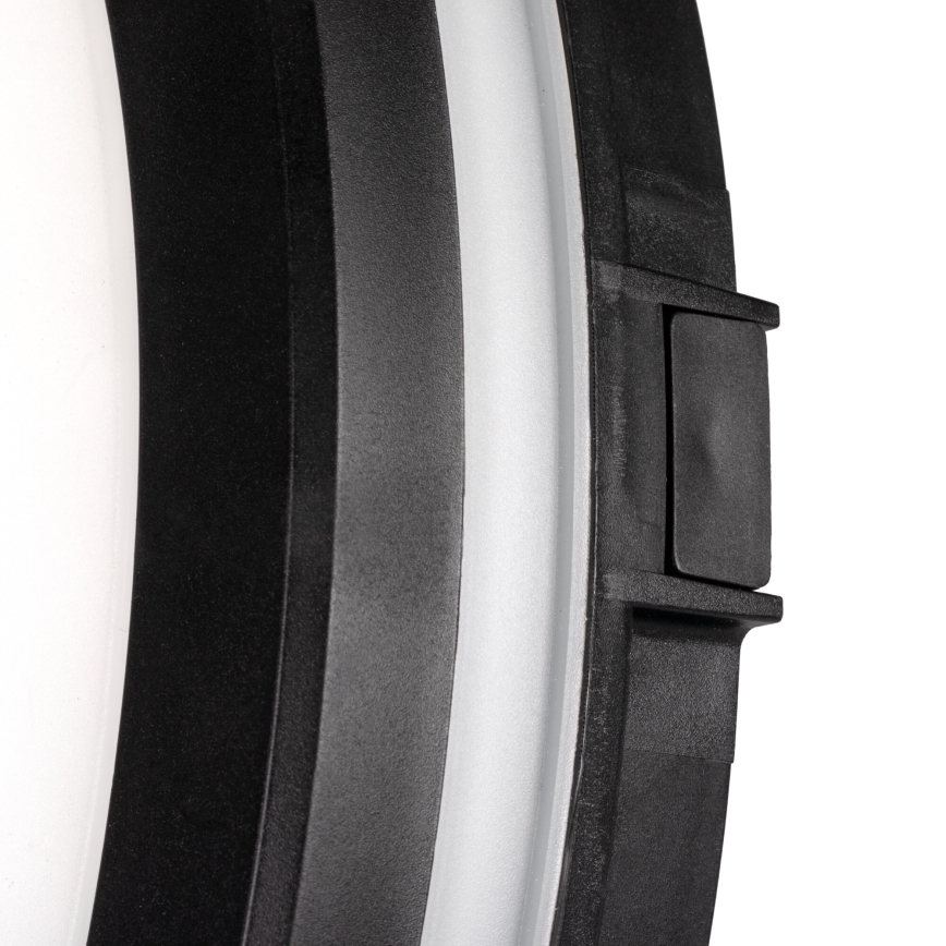 Plafonnier extérieur BENO ECO LED/12W/230V 3000/4000/6500K d. 20 cm IP65 noir