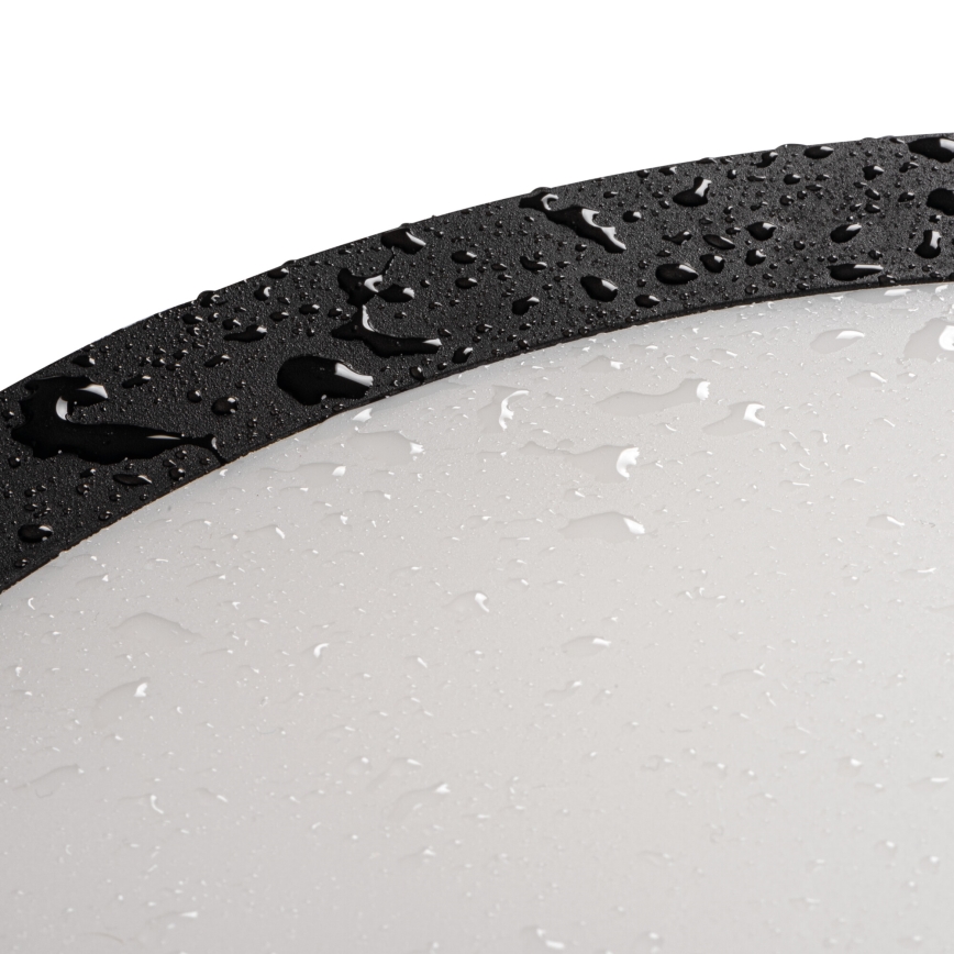 Plafoniera LED da esterno BENO ECO LED/40W/230V 3000/4000/6500K diametro 40 cm IP65 nero