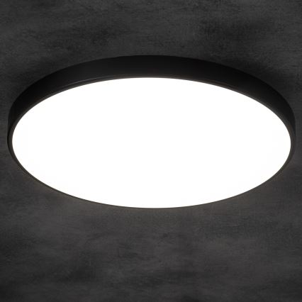 Dimmbare LED-Deckenleuchte PLAFON LED/20W/230V 3000-6500K Wi-Fi schwarz