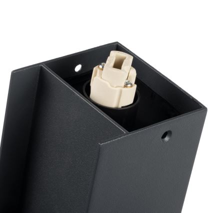 Lampe extérieur DASTEN 1xG9/11W/230V 50 cm IP44 noir