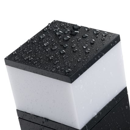 Lampada da esterno con 2 prese DASTEN 1xG9/11W/230V 80 cm IP44 nero