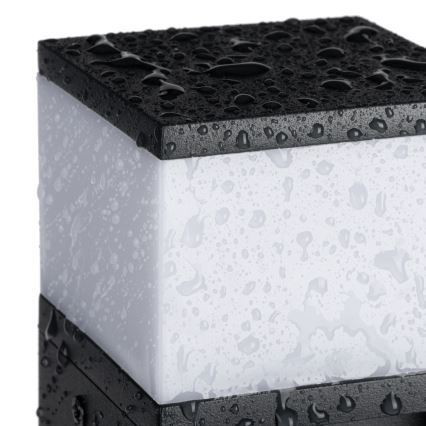 Lampada da esterno con 2 prese DASTEN 1xG9/11W/230V 80 cm IP44 nero
