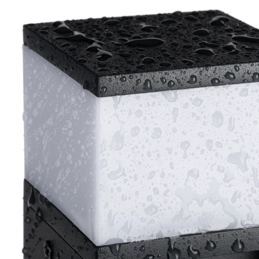 Lampada da esterno con 2 prese DASTEN 1xG9/11W/230V 80 cm IP44 nero