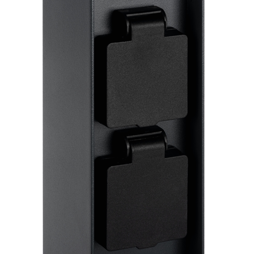 Lampada da esterno con 2 prese DASTEN 1xG9/11W/230V 80 cm IP44 nero
