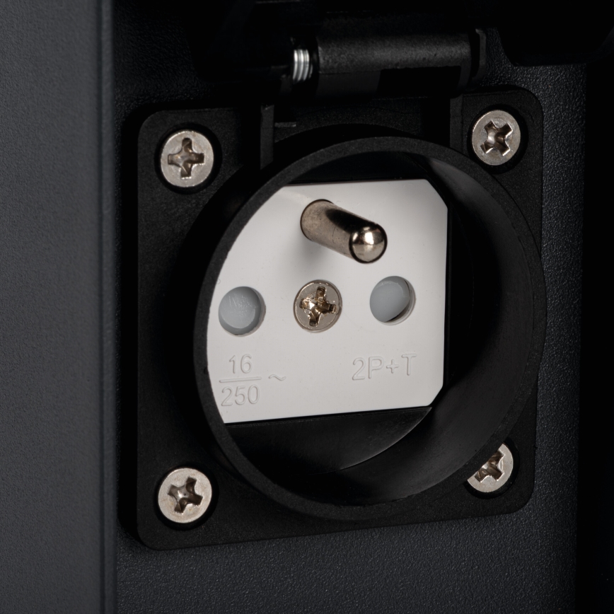 Lampada da esterno con 2 prese DASTEN 1xG9/11W/230V 80 cm IP44 nero